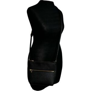 Mixedbag Black Crossbody Bag 9” x 8” x 2”